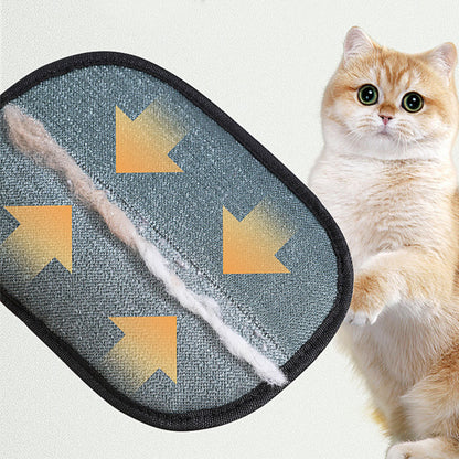 Pet Hair Removal Glove, Double-Sided Brush, Hair Removal, Suitable for Cats and Dogs, Pet Grooming Tool